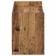 Cipőszekrény tárolóval antik fa 100 x 39,5 x 51 cm szerelt fa