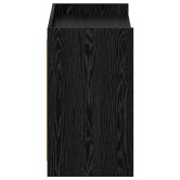 Cipőszekrény fekete tölgy 85 x 39,5 x 70 cm szerelt fa