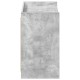 Cipőszekrény tárolóval betonszürke 85 x 39,5 x 70 cm szerelt fa