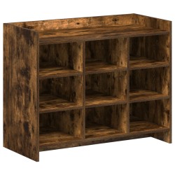 Cipőszekrény füstös tölgy 85 x 39,5 x 70 cm szerelt fa