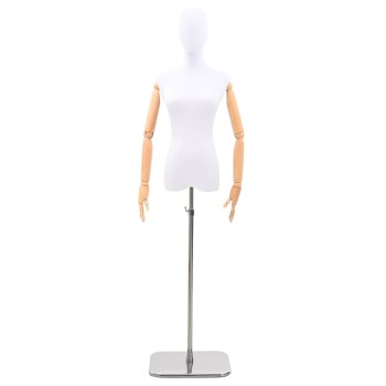 Állítható 162-233 cm-es mannequin fejjel és alappal női pp