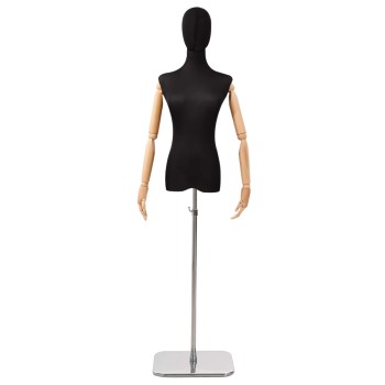 Állítható 162-233 cm-es mannequin fejjel és alappal női pp