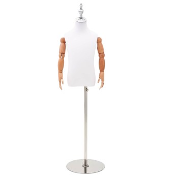 Állítható 120-150 cm manöken alappal egynemű pp fehér