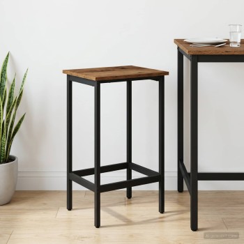 Bárszék antik fa 40 x 32 x 64 cm szerelt fa