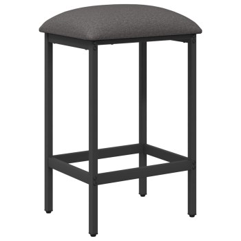 Bárszék világosszürke 40 x 32 x 74 cm szerelt fa