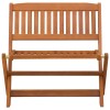 Gyerek pad barna 61 x 38 x 57 cm tömör eukaliptusz fa