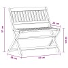 Gyerek pad barna 61 x 38 x 57 cm tömör eukaliptusz fa