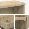 Cd szekrény 2 db sonoma tölgy 33 x 23,5 x 175 cm szerelt fa