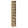 Cd szekrény 2 db sonoma tölgy 33 x 23,5 x 175 cm szerelt fa