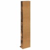 Cd szekrény füstös tölgy 33 x 23,5 x 175 cm szerelt fa