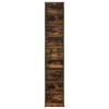 Cd szekrény füstös tölgy 33 x 23,5 x 175 cm szerelt fa