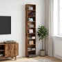 Cd szekrény antik fa 33 x 23,5 x 175 cm szerelt fa