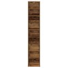 Cd szekrény antik fa 33 x 23,5 x 175 cm szerelt fa
