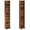 Cd szekrény 2 db antik fa 33 x 23,5 x 175 cm szerelt fa