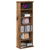 Cd szekrény antik fa 60 x 17 x 92 cm szerelt fa