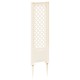Trellis tüskével fehér 43 x 6 x 165 cm pp