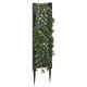 Trellis tüskével antracitszürke 43 x 6 x 165 cm pp