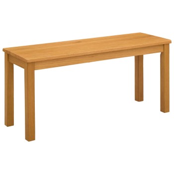 Étkező pad 95 x 32 x 45 cm tömör tölgyfa természetes