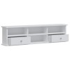 Sminkasztal készlet fauske 2 pcs fehér 100 x 50 x 103,5 cm