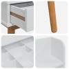 Sminkasztal készlet fauske 5 pcs fehér 100 x 50 x 143 cm