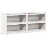 Kültéri konyhaszekrény meppel 2 pcs fehér 212 x 55 x 92 cm Kültéri konyhaszekrény meppel 2 pcs fehér 212 x 55 x 92 cm