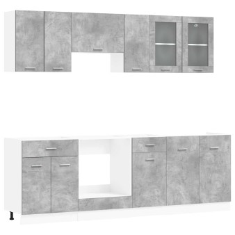 Konyhai egység lyon 8 pcs faanyag
