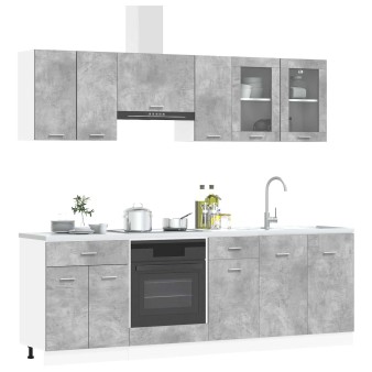 Konyhai egység lyon 8 pcs faanyag