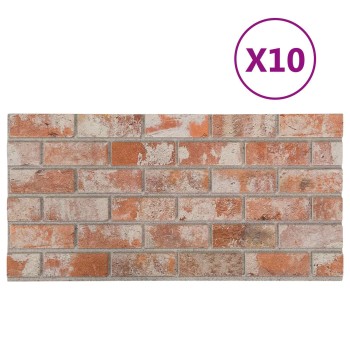 Fali panelek 10 pcs narancssárga 100 x 50 cm eps hab