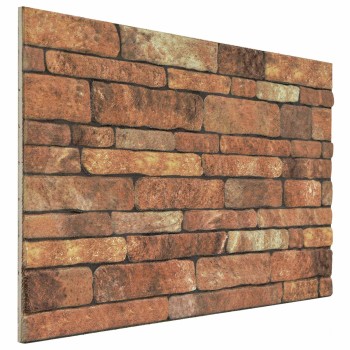 Fali panelek 10 pcs barna és fehér 100 x 50 cm eps hab