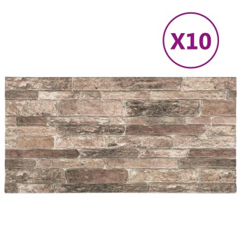 Fali panelek 10 pcs sokszínű 100 x 50 cm eps hab