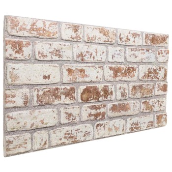 Fali panelek 10 pcs piros és fehér 100 x 50 cm eps hab