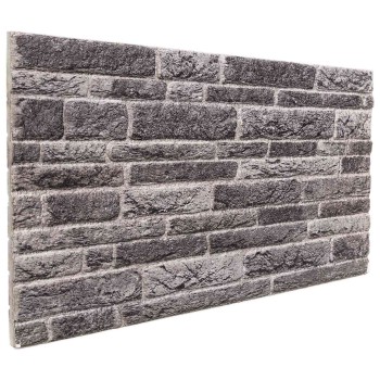 Fali panelek 10 pcs antracitszürke 100 x 50 cm eps hab