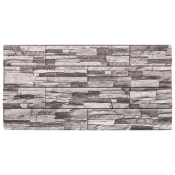 Fali panelek 10 pcs sötét szürke és világos szürke 100 x 50 cm