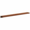Ablakpárkány barna fa 80 x 10 x 4,5 cm pvc