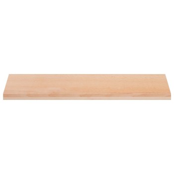 Ablakpárkányok 2 db természetes 120 x 40 x 2 cm tömör bükkfa