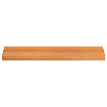 Ablakpárkányok 2 db világos barna 100 x 25 x 2 cm tömör bükkfa