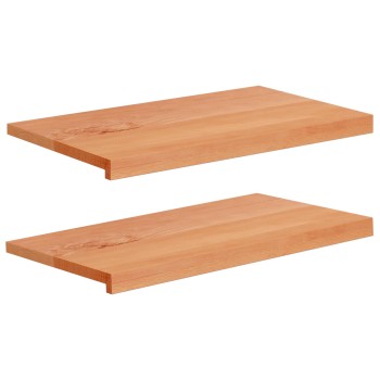 Ablakpárkányok 2 db lakkozott 80x 40 x 2 cm tömör bükkfa