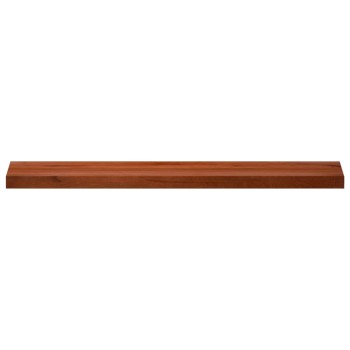Ablakpárkányok 2 db barna 110 x 20 x 2 cm tömör bükkfa