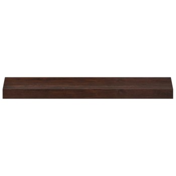 Ablakpárkányok 2 db sötét barna 80x 15 x 2 cm tömör bükkfa