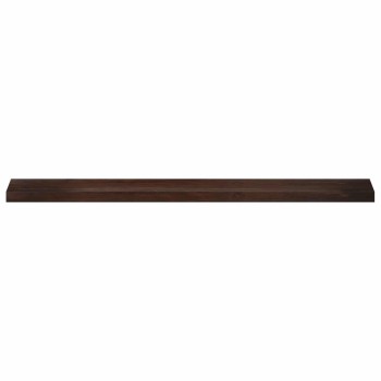 Ablakpárkányok 2 db sötét barna 160 x 15 x 2 cm tömör bükkfa