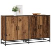 Széf antik fa 134 x 35 x 76 cm szerelt fa