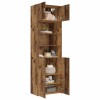 Polcos tárolószekrény antik fa 70 x 42,5 x 225 cm szerelt fa
