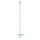 Földi horgony 2 pcs ezüst ø10 x 50 cm galvanizált fém
