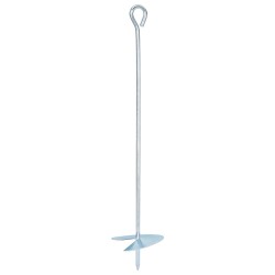 Földi horgony 10 pcs ezüst ø10 x 50 cm galvanizált fém