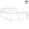 Boxspring ágy matraccal sötétzöld 200 x 200 cm bársony