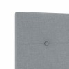 Boxspring ágy matraccal és led-del világosszürke 90 x 190 cm