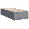 Boxspring ágy matraccal és led-del világosszürke 90 x 190 cm