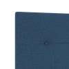 Boxspring ágy matraccal fejtámlával kék 120 x 190 cm szövet