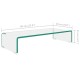 Átlátszó üveg tv/monitor állvány 60x25x11 cm Átlátszó üveg tv/monitor állvány 60x25x11 cm