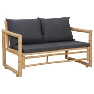 Bambusz kerti pad párnákkal 115 cm
